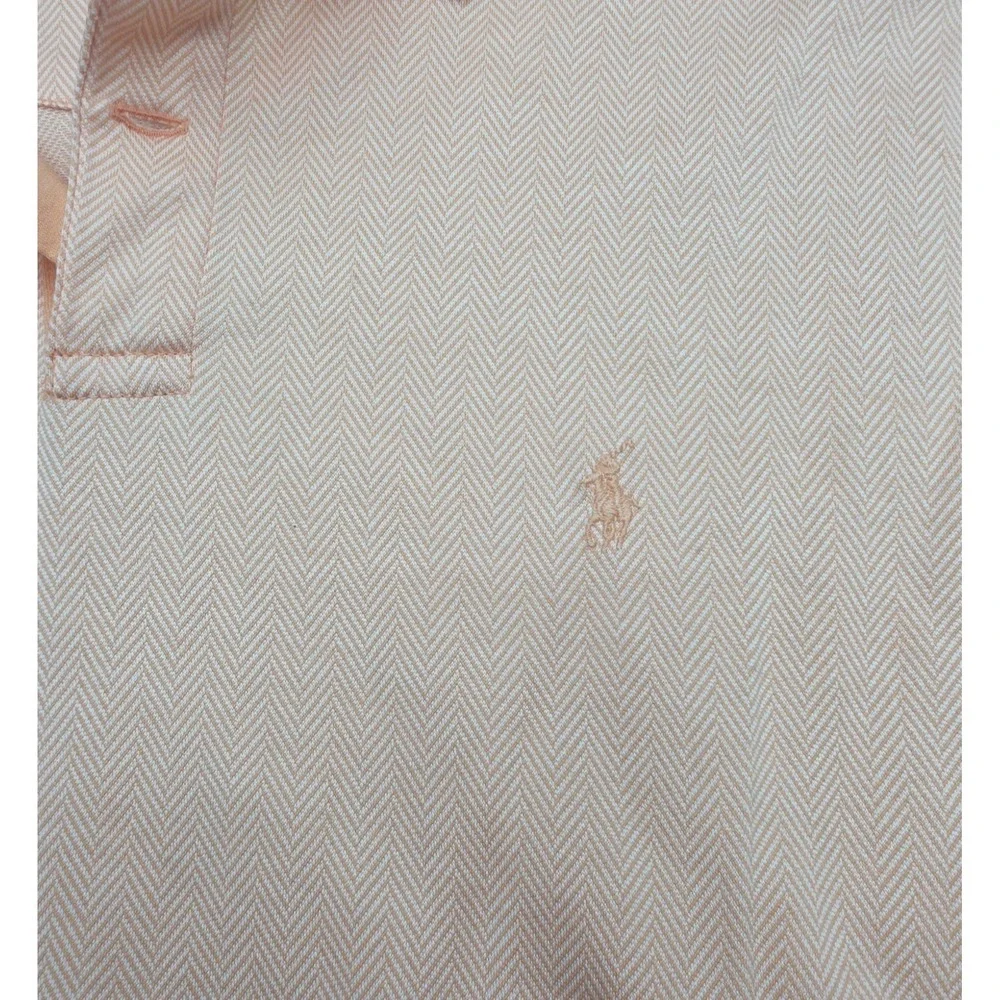Polo Golf Ralph Lauren Men's Peach 100% Pima Cotton Polo Size Large